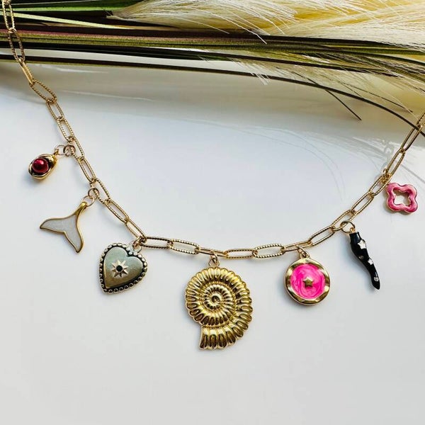Mix & match bedels ketting