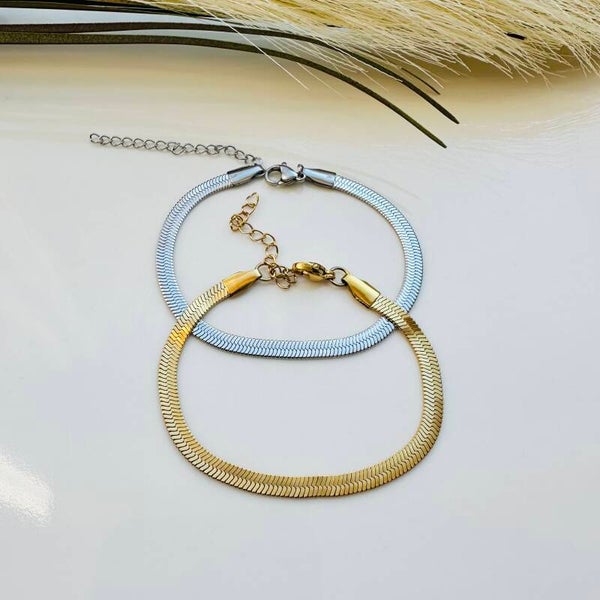 Stainless steel Snake armband