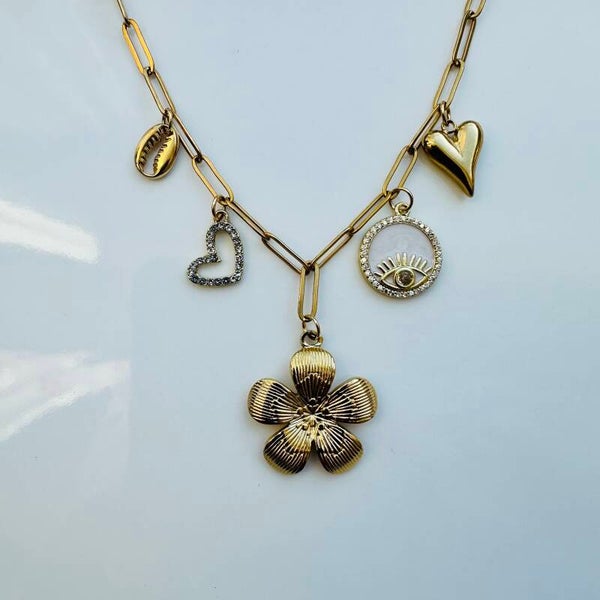 Bedels ketting flower