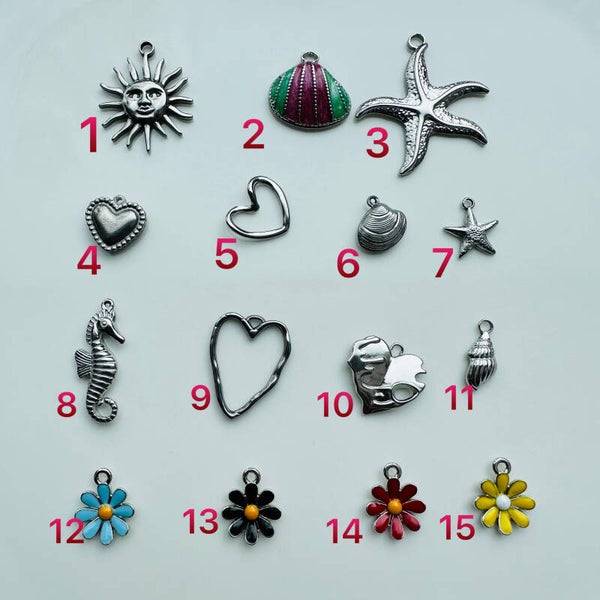 Losse bedels voor ketting of armband