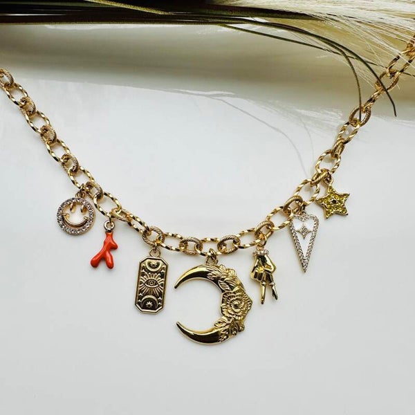Flower moon bedelketting