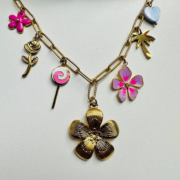 Candy flower bedelketting