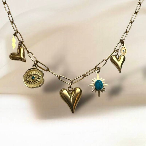 Love bedelketting goud