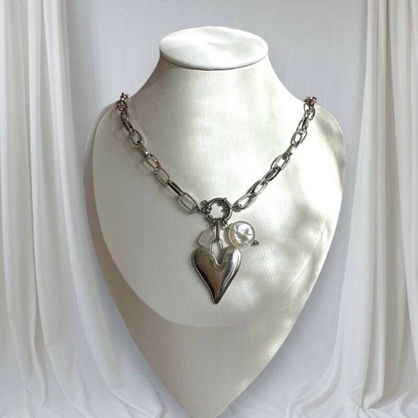 Big heart schakelketting met boeislot