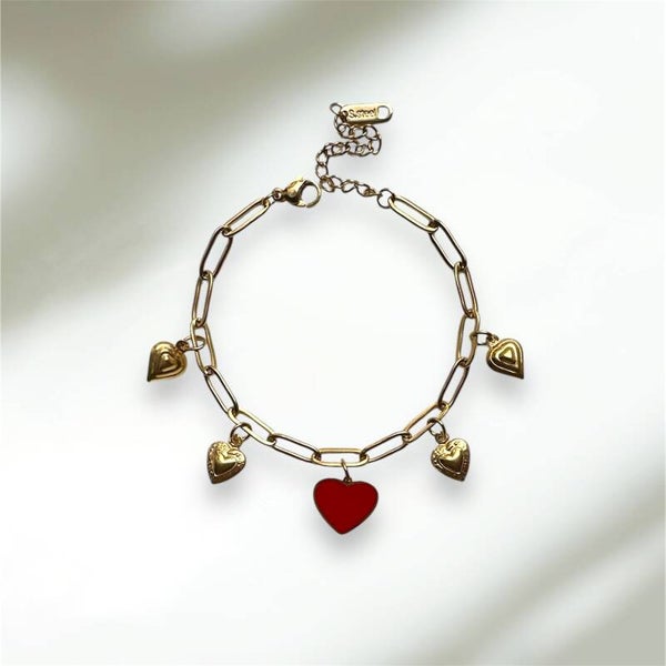 Lovely hartjes armband