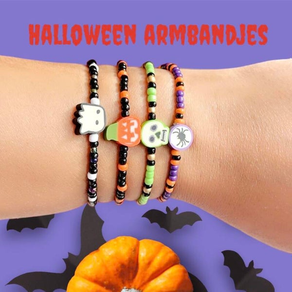 Halloween stretch armbandjes