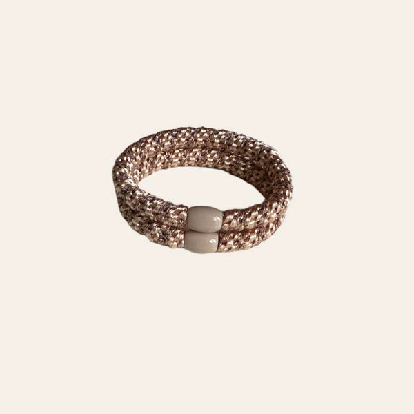 Haarelastiek goud/beige