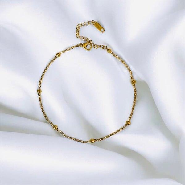 Enkelbandje met bolletjes