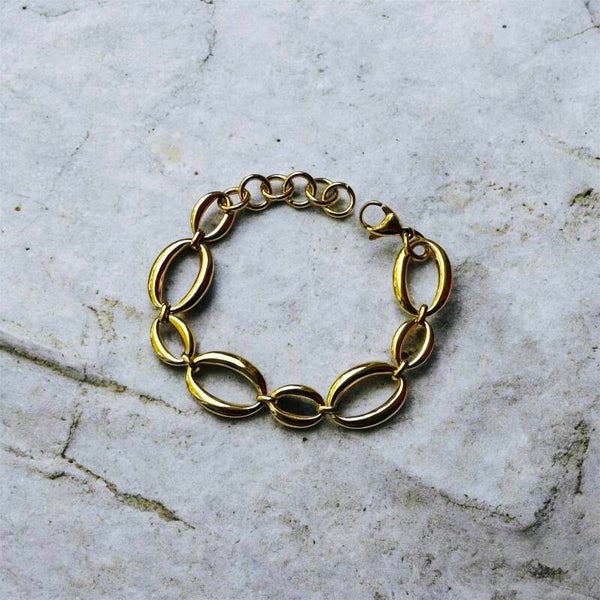 Amy armband met ovale schakels