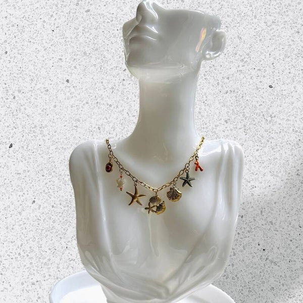 Sea bedelketting goud
