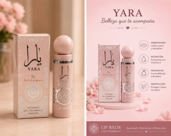 Pack Dúo Yara Rosa  cacao+perfume en rolon