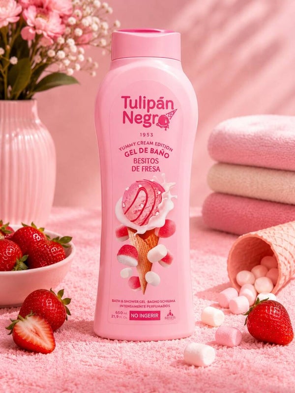 Gel de ducha besitos de fresa