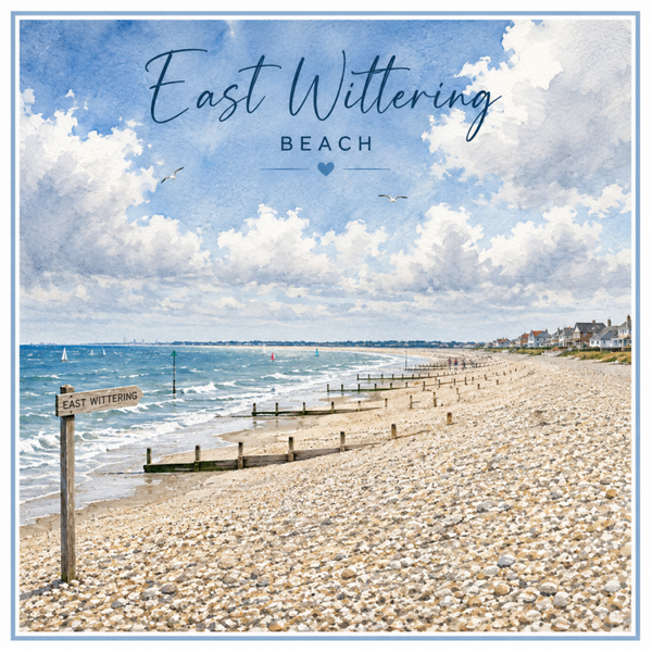 East Wittering Beach Card