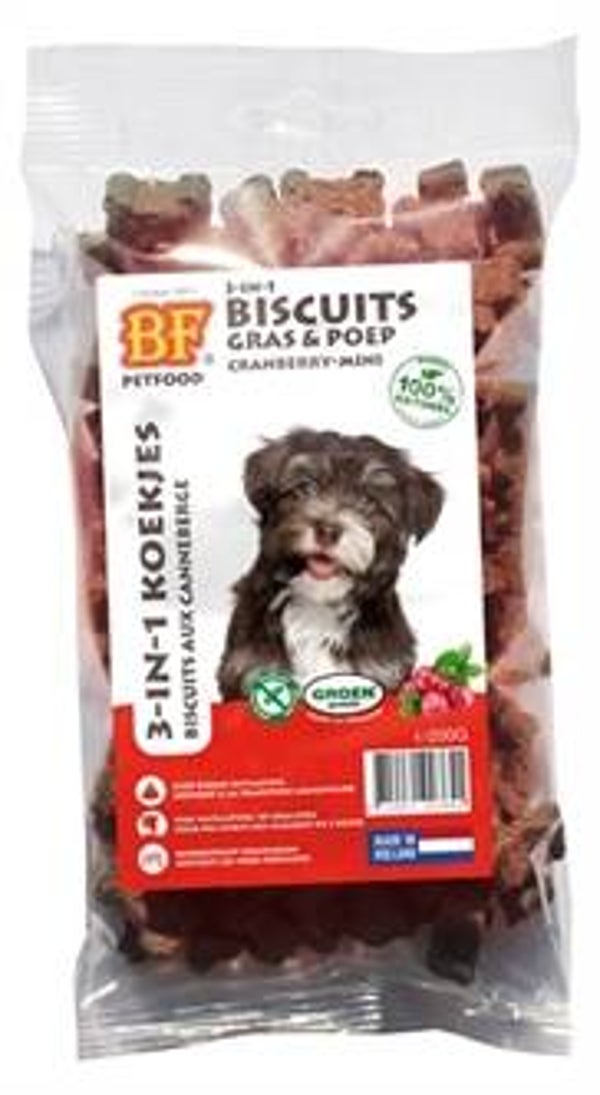 BF Petfood 3-in-1 Hondenkoekjes Mini met Cranberry – 200 g