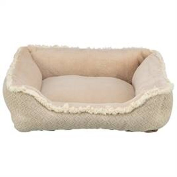 🛏️ Trixie Hondenmand Boho Rechthoekig Beige – Diverse maten