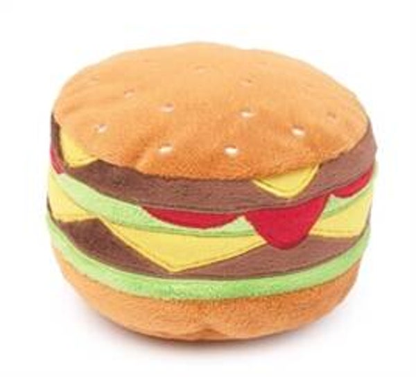 FuzzYard Hamburger Pluche – 9 cm