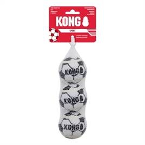 KONG SPORT SOCCER BALL VOETBAL 6,5 CM 3 ST