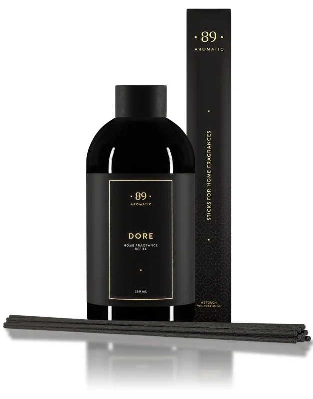 Nachfüllung für Stäbchendiffusor Dore-Karamell, Rose und Orange, 250 ml