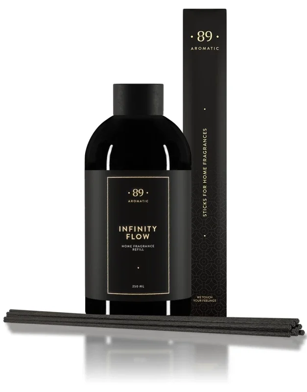 Nachfüllung für Stäbchendiffusor Infinity Flow-Jasmin, Kaffee und Vanille, 250 ml