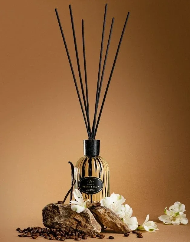 Stäbchendiffusor Retro Kollektion Infinity Flow-Jasmin, Kaffee und Vanille