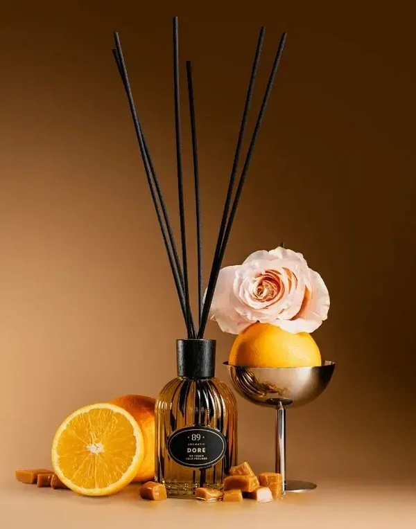 Stäbchendiffusor Retro Kollektion Dore-Karamell, Rose, Orange