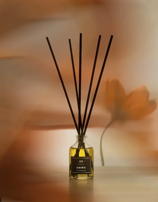 Stäbchendiffusor Amira-Vanille, brauner Zucker und Zimt, 50 ml