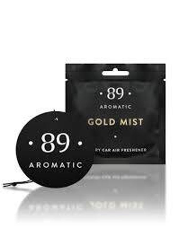 Papier Lufterfrischer zum Aufhängen Gold Mist