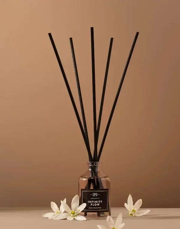 Stäbchendiffusor Infinity Flow-Jasmin, Kaffee und Vanille, 50 ml