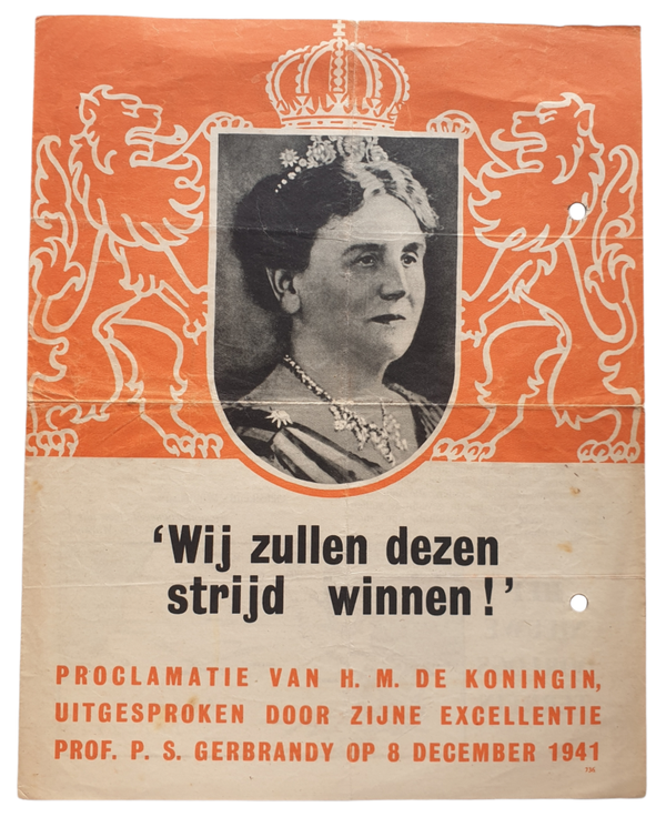 Leaflet EH 736 ''Wij zullen dezen strijd winnen!'' (1941)