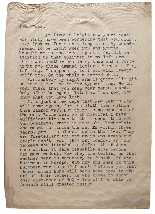 Leaflet ''Dear Jack''