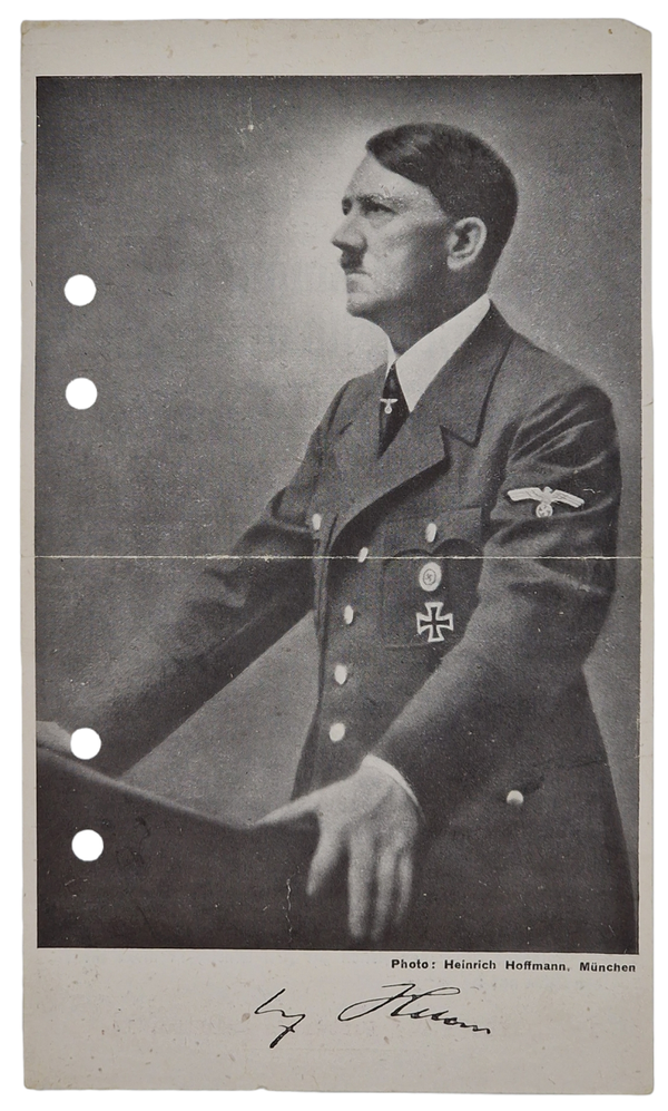 Original WW2 Allied leaflet - Black Propaganda "Ein Führerbild" Luftwaffe 14th Fielddivision