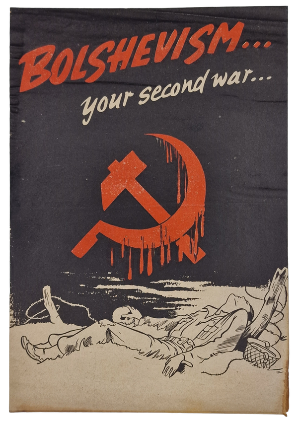 Original WW2 German Leaflet - SKJ 2015 Bolshevism... your second war...