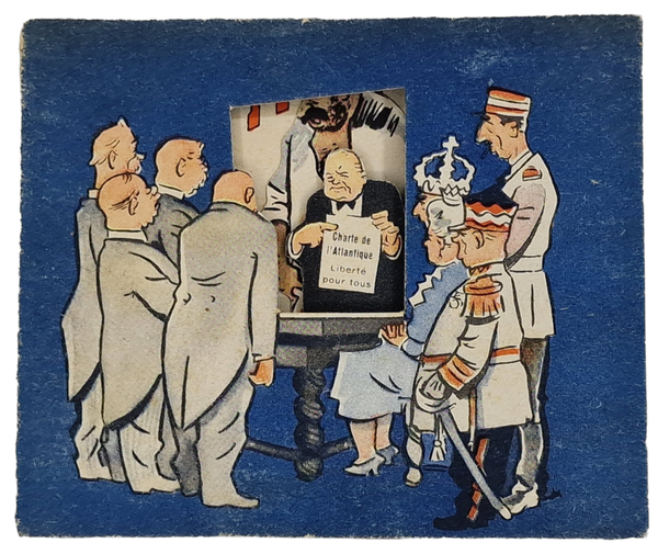 Original WW2 German leaflet - Charte de l'Atlantique Liberte pour tous (1941)