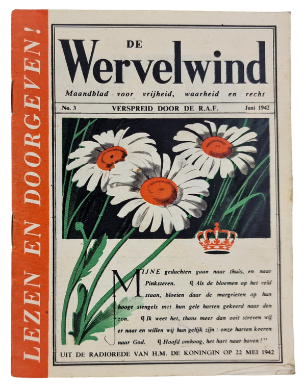 Original WW2 British Leaflet - H 14 ''De Wervelwind No. 3'' (1942)