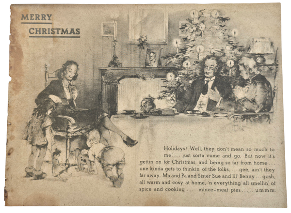 Original WW2 German Leaflet - Merry Christmas (1944)