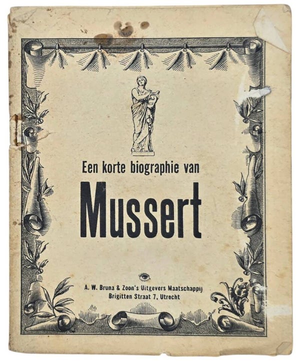 Original WW2 British Black Propaganda Leaflet - ''Een korte biographie van Mussert''