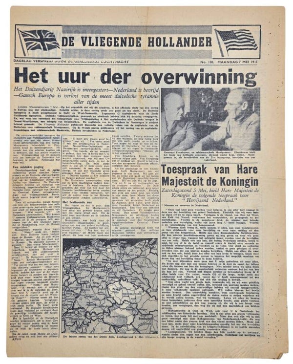 Original WW2 Dutch Leaflet - XH 121 De Vliegende Hollander No. 138 (1945)