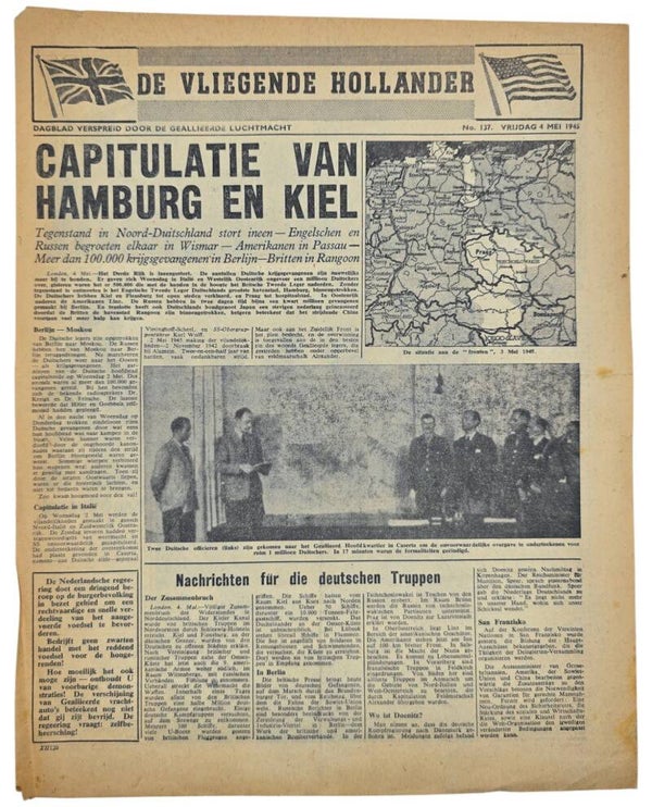 Original WW2 Dutch Leaflet - XH 120 De Vliegende Hollander No. 137 (1945)