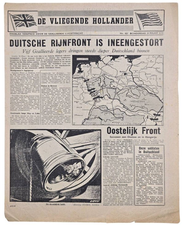 Original WW2 Dutch Leaflet - XH 106 De Vliegende Hollander No. 122, (1945)
