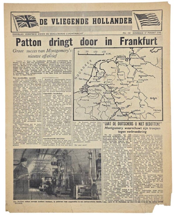 Original WW2 Dutch Leaflet - XH 105a De Vliegende Hollander No. 121 (1945)