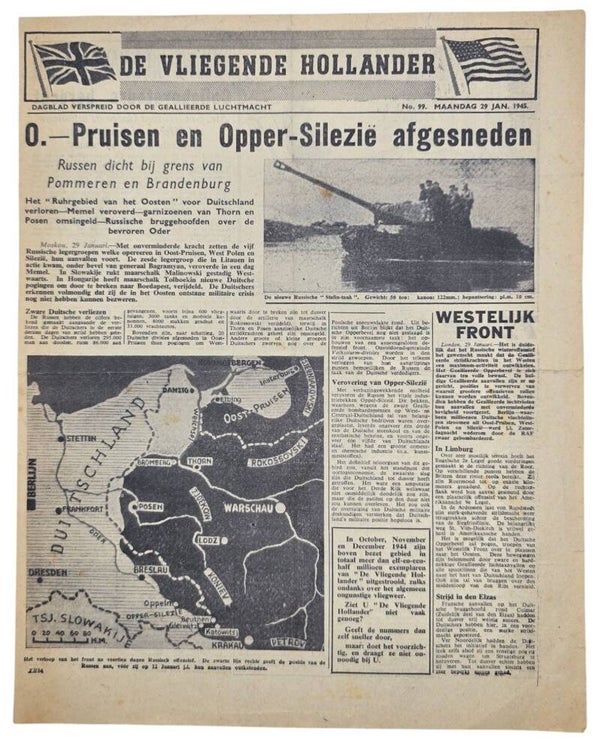 Original WW2 Dutch Leaflet - XH 84 De Vliegende Hollander No. 99 (1945)