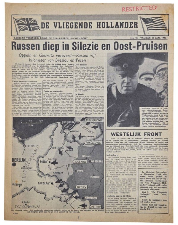 Original WW2 Dutch Leaflet - XH 83 De Vliegende Hollander No. 98 (1945)