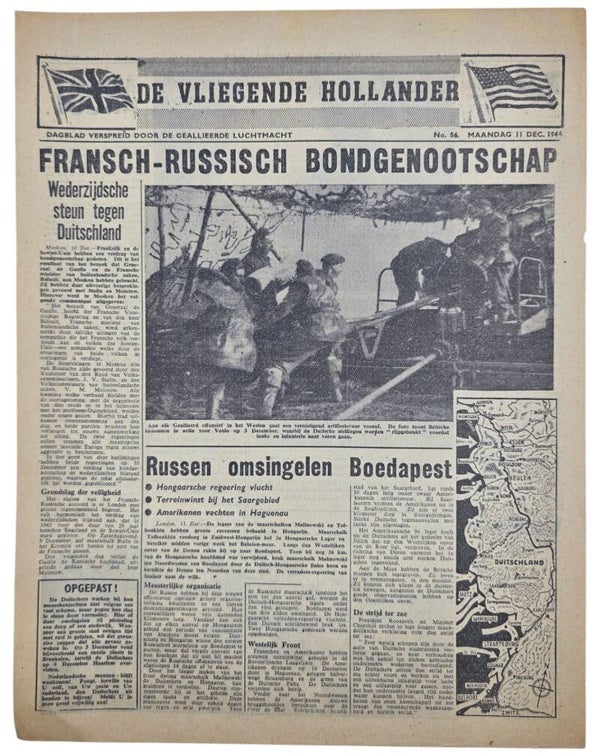 Original WW2 Dutch Leaflet - XH 71 De Vliegende Hollander No. 86 (1944)