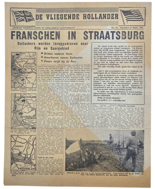 Original WW2 Dutch Leaflet - XH 63 De Vliegende Hollander No. 78 (1944)