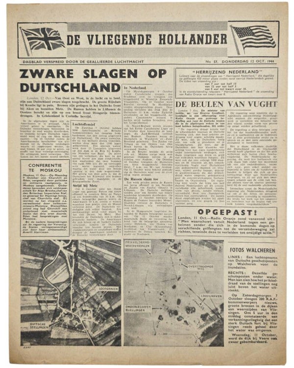 Original WW2 Dutch Leaflet - XH 43 De Vliegende Hollander No. 57 (1944)