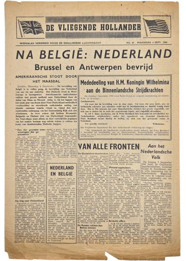 Original WW2 Dutch Leaflet - XH 33 De Vliegende Hollander No. 47 (1944)