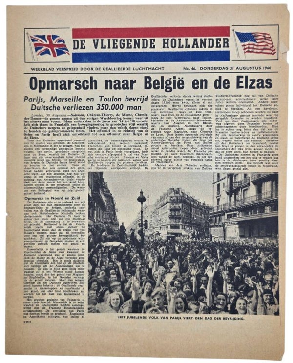 Original WW2 Dutch Leaflet - XH 32 De Vliegende Hollander No. 46 (1944)