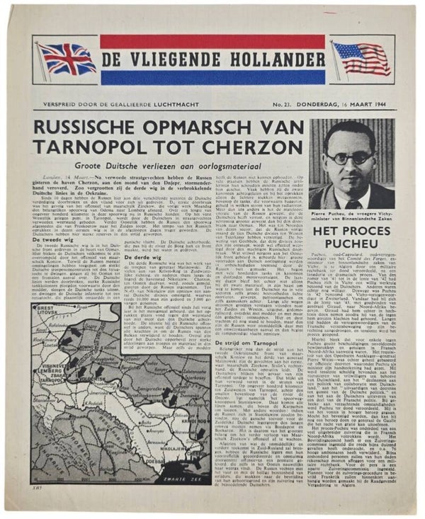 Original WW2 Dutch Leaflet - XH 5 De Vliegende Hollander No. 23 (1944)