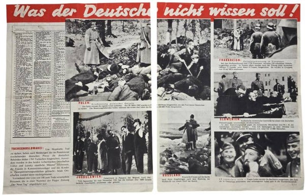 Original WW2 British Leaflet - G 60 Was der Deutsche nicht wissen soll! (1942)