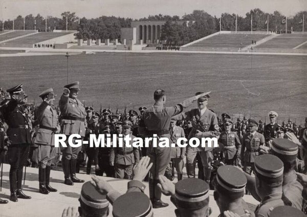 Original WW2 German Press Photo - Reichsparteitag Nürnberg (1937)